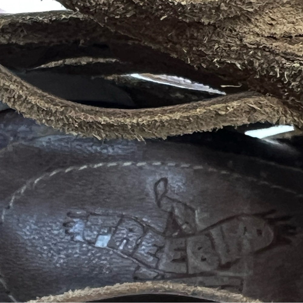 Freebird Braided Cutout Ankle Booties - Brown - Picture 10 of 10